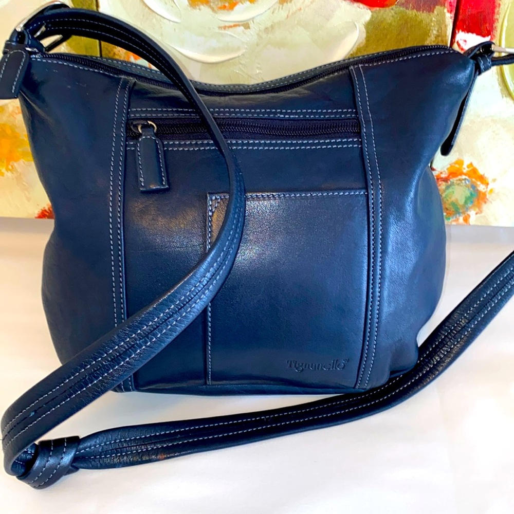 Tignanello Navy Crossbody Bag